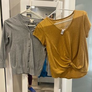 Size medium blouse bundle (2 blouses)